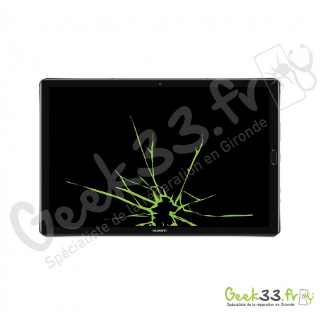 Réparation écran Huawei MediPad M5 10.8 vitre LED