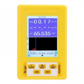 Irfora BR-9B Détecteur de rayonnement nucléaire portable à affichage numérique portable Compteur Geiger Dosimètre