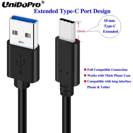 Cable USB-C vers USB3 pour Crosscal, Blackview. Connectique longue 12mm (copie)