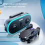 Drone V20 WIFI FPV Mini, pliable, télécommande, double camera Full HD, Noir