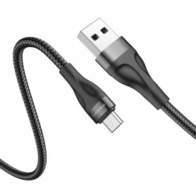 Cable Micro USB Borofone cable tréssé Data et charge 1m
