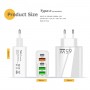 65W Dual PD Type-C + 3 x Chargeur multi-ports USB pour téléphone et tablette PC, prise UE