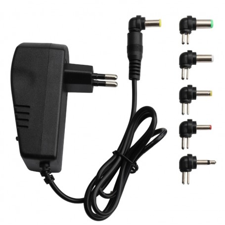 Adaptateur secteur universel réglable en tension 110 - 220V à 12V 3V 4.5V 6V 7.5V 9V Adaptateur secteur CC 3A - Adaptateur d'...