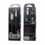 Câble de données en silicone 2,4 A USB vers 8 broches, longueur : 1,2 m (noir)