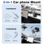 Support de téléphone de Type aimant magsafe compatible avec tableau de bord/pare-brise de voiture, Base à ventouse