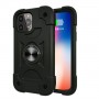 Coque Survivor pour iPhone 13/14 - silicone antichoc - aimant et bague