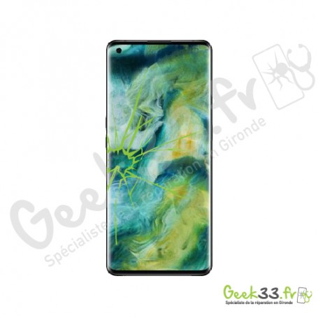 Réparation écran oppo find x2 pro Vitre + Oled