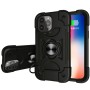 Coque Survivor pour iPhone 14 - silicone antichoc - aimant et bague