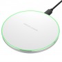 Socle de charge  Qi Wireless Charger Aluminium Blanc