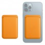 Porte-cartes en cuir avec MagSafe pour iPhone