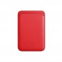 Porte-cartes en cuir avec MagSafe pour iPhone